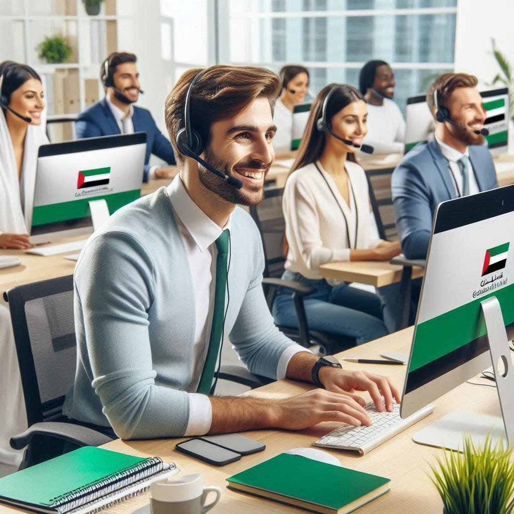 Professional customer support agent answering a call to assist with gratuity-related questions
